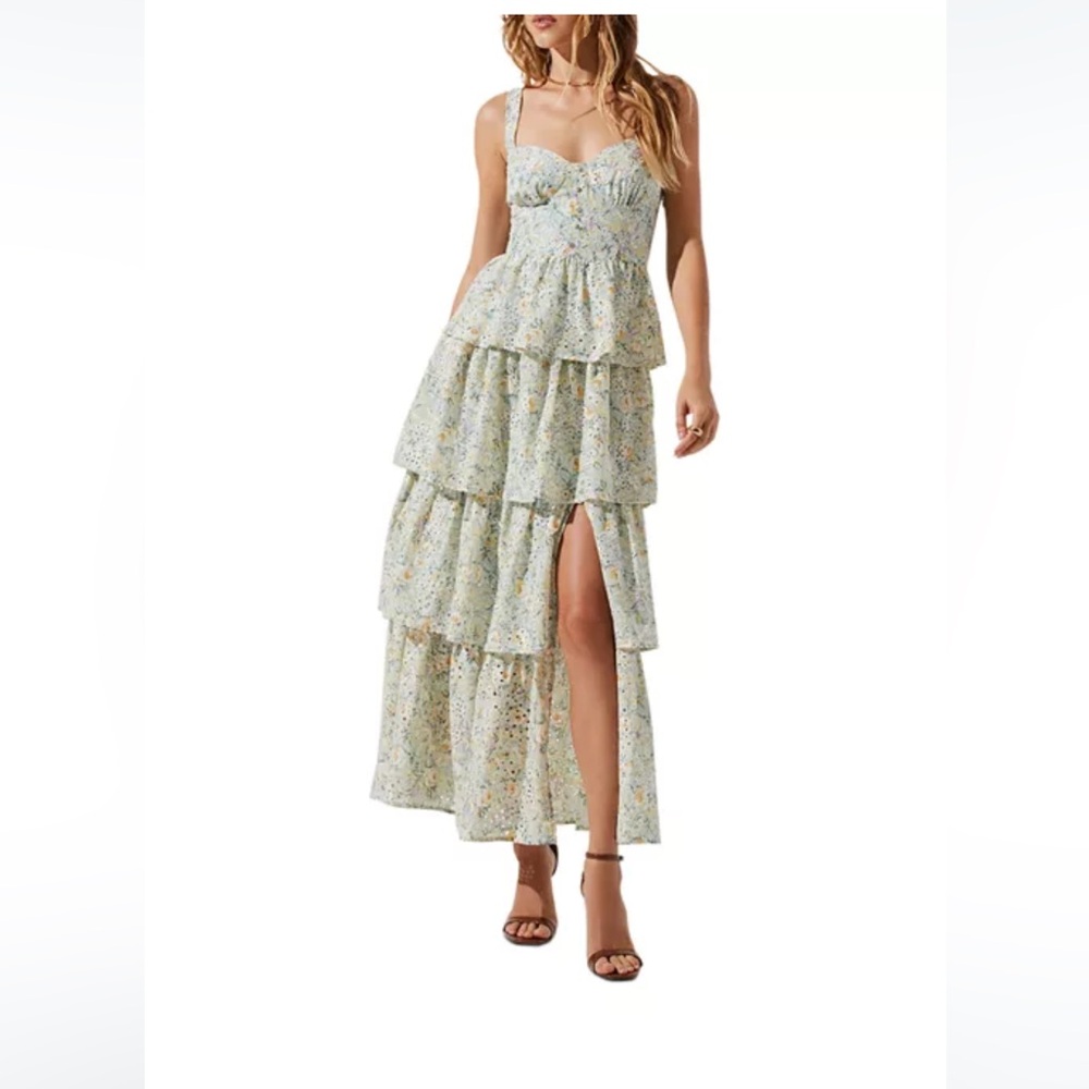 ASTR the Label Midsummer Tiered Floral Dress Size M